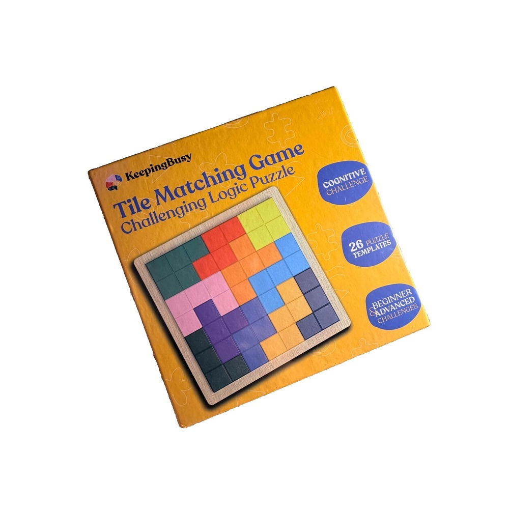 Adults Dementia & Alzheimers Tile Matching Game Logic Puzzle KeepingBusy